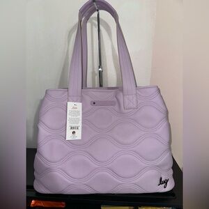 Lug Tempo Matte Luxe VL Tote Bag NWT Sugarplum Icepop